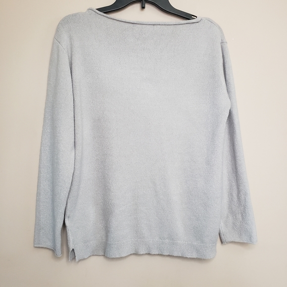 Wit and wisdom knit star sweater M grey - Picture 5 of 5